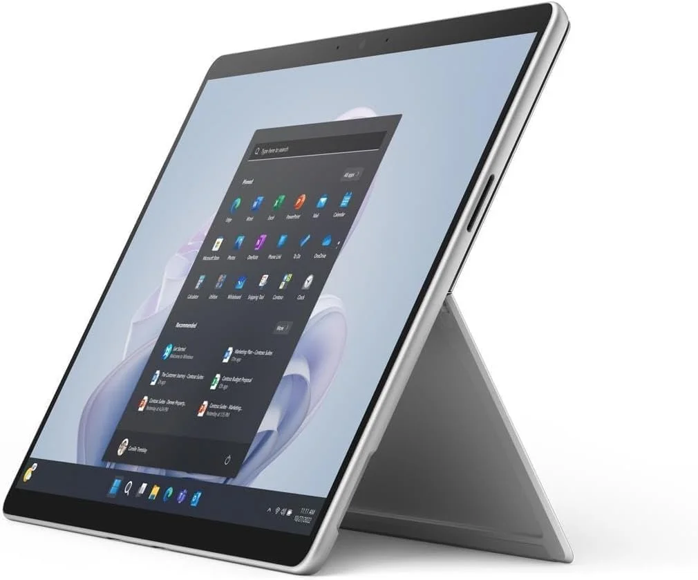 مایکروسافت سرفیس پرو 9 | لپ تاپ/تبلت 2 در 1 لمسی 13 اینچی | پردازنده Intel Core i5-1235U | رم 8 گیگابایتی | حافظه SSD 256 گیگابایتی | ویندوز 11 هوم | پلاتینیوم | نسخه امارات متحده عربی QEZ-00008 | فقط دستگاه