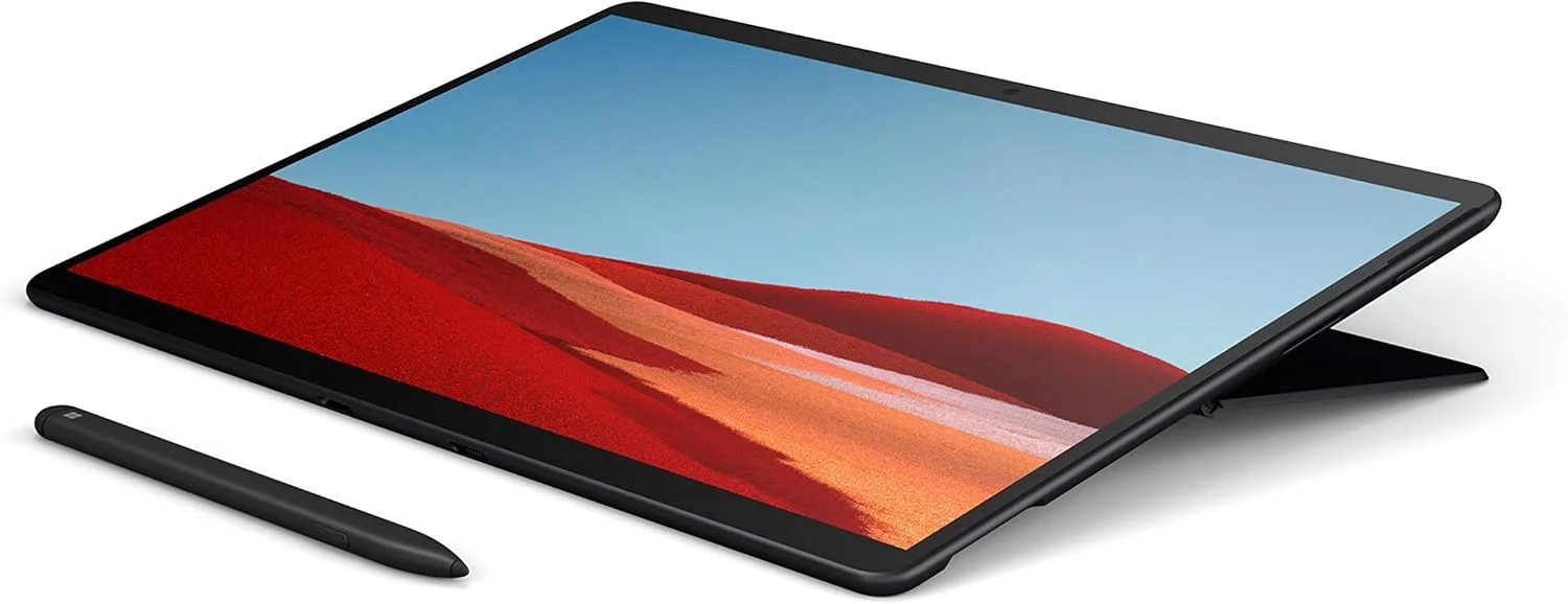 مایکروسافت سرفیس پرو ایکس با صفحه نمایش لمسی 13 اینچی SQ1، حافظه SSD، وای فای، 4G LTE مشکی مات، 8 گیگابایت رم، 128 گیگابایت مایکروسافت سرفیس پرو ایکس با صفحه نمایش لمسی 13 اینچی SQ1، حافظه SSD، وای فای، 4G LTE مشکی مات، 8 گیگابایت رم، 128 گیگابایت