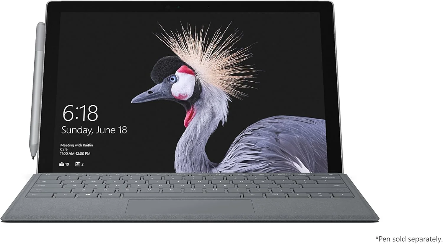 مایکروسافت سرفیس پرو (بازسازی شده) (پردازنده Intel Core i5، رم 8 گیگابایتی، 128 گیگابایت) به همراه کاور پلاتینیومی