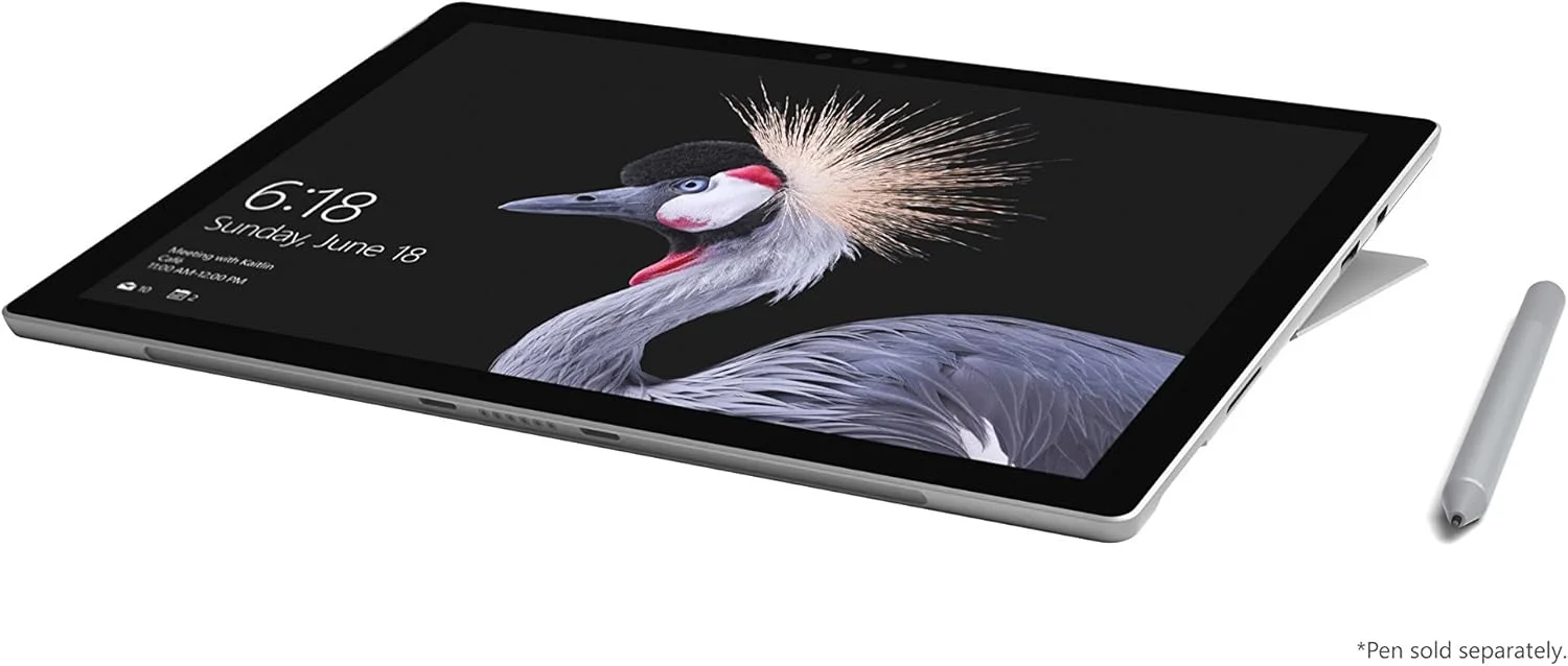 مایکروسافت سرفیس پرو (بازسازی شده) (پردازنده Intel Core i5، رم 8 گیگابایتی، 128 گیگابایت) به همراه کاور پلاتینیومی