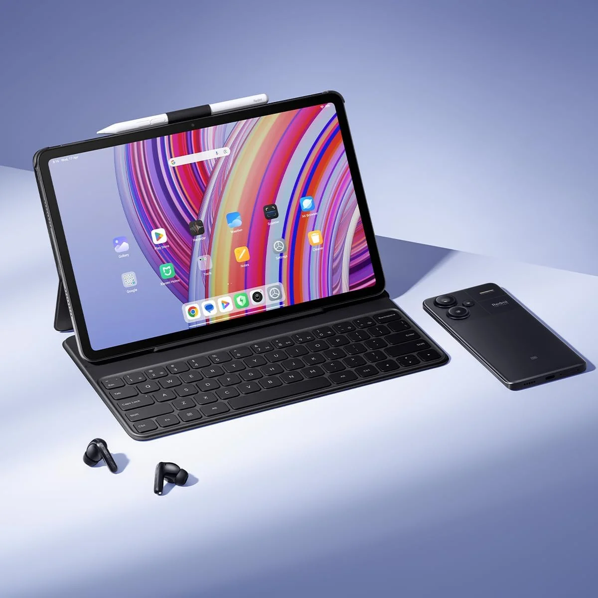 تبلت شیائومی Redmi Pad Pro Wi-fi (خاکستری گرافیتی، 6 گیگابایت رم، 128 گیگابایت حافظه) - نمایشگر 12.1 اینچی 2.5K | پلتفرم موبایل 4 نانومتری Snapdragon® 7s Gen 2 | نرخ تازه سازی صاف 120 هرتز | چهار بلندگو با Dolby Atmos® تبلت شیائومی Redmi Pad Pro Wi-fi (خاکستری گرافیتی، 6 گیگابایت رم، 128 گیگابایت حافظه) - نمایشگر 12.1 اینچی 2.5K | پلتفرم موبایل 4 نانومتری Snapdragon® 7s Gen 2 | نرخ تازه سازی صاف 120 هرتز | چهار بلندگو با Dolby Atmos®