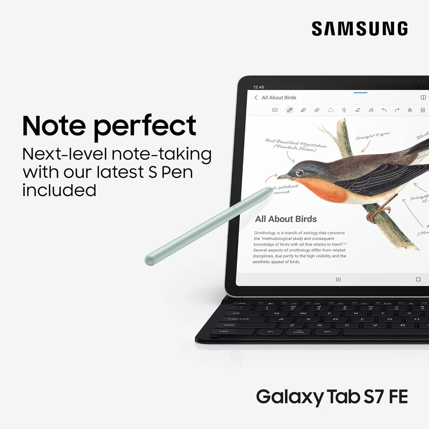 تبلت اندروید سامسونگ Galaxy Tab S7 FE با صفحه نمایش 12.4 اینچی، 5G، حافظه 64 گیگابایت، رنگ صورتی روشن و 3 سال گارانتی تبلت اندروید سامسونگ Galaxy Tab S7 FE با صفحه نمایش 12.4 اینچی، 5G، حافظه 64 گیگابایت، رنگ صورتی روشن و 3 سال گارانتی