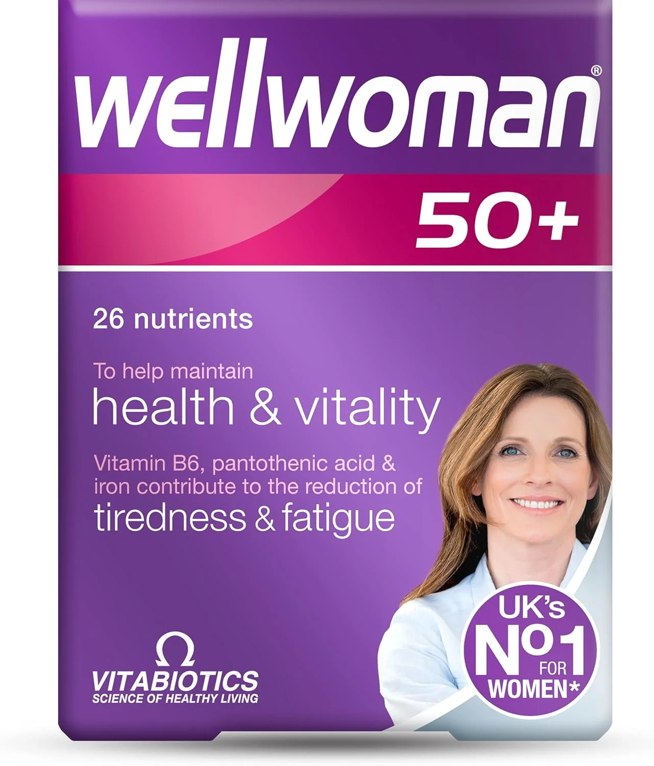 ویتابیوتیکس Wellwoman - 50+ 30 عدد قرص