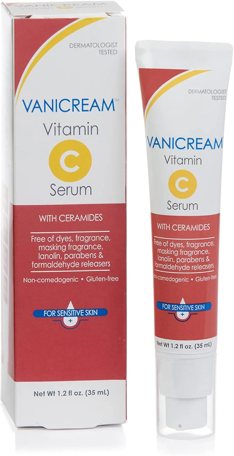 سرم ویتامین C Vanicream - فاقد رنگ، عطر، عطر پوشاننده، لانولین، پارابن و فرمالدئید - برای پوست حساس - 35 میلی لیتر