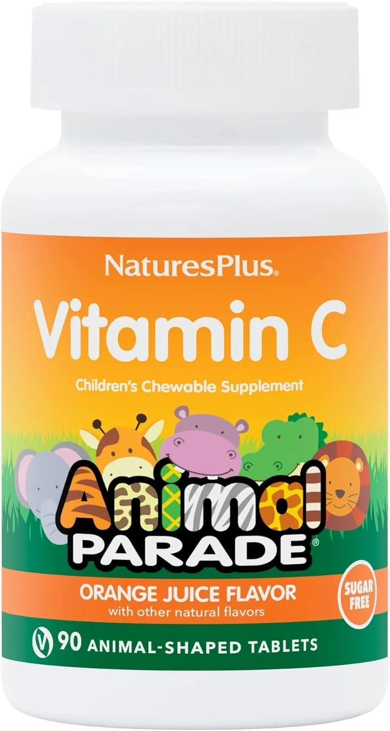 Animal Parade، ویتامین C کودکان 250 میلی گرم، بدون شکر زایلیتول، بیوفلاونوئید، پرتقال، 90 قرص (به شکل حیوانات) Animal Parade، ویتامین C کودکان 250 میلی گرم، بدون شکر زایلیتول، بیوفلاونوئید، پرتقال، 90 قرص (به شکل حیوانات)