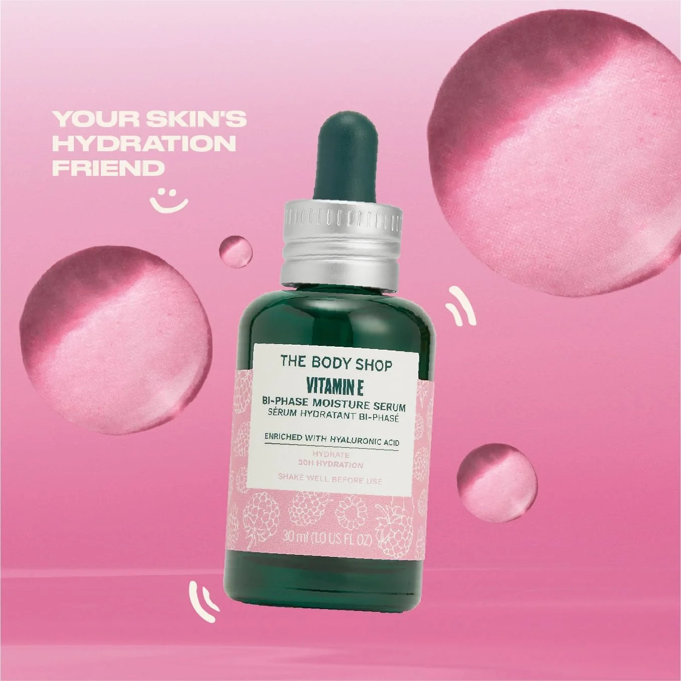 سرم دو فاز ویتامین E بادی شاپ 30 میلی لیتر