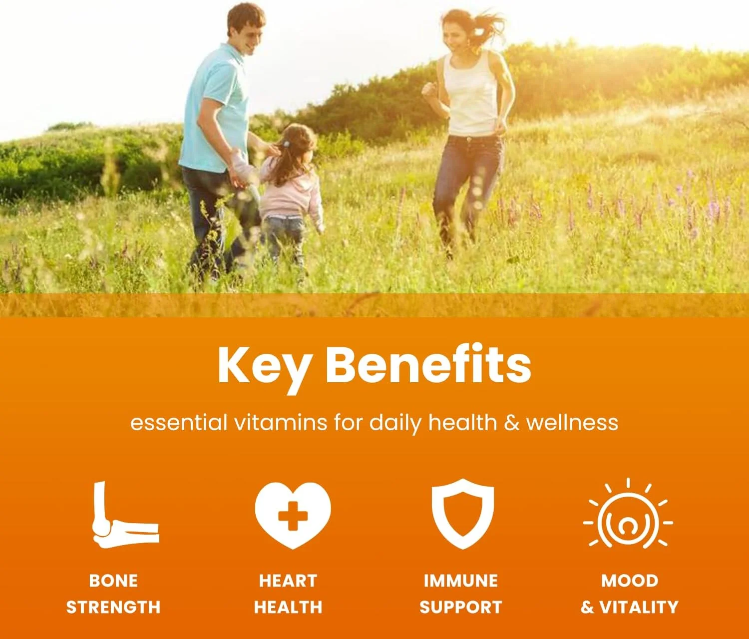 مکمل ویتامین K2 MK7 با ویتامین D3 نوتراچمپز برای استخوان های قوی و قلب سالم (5000 واحد بین المللی، 100 میکروگرم، 60 کپسول)