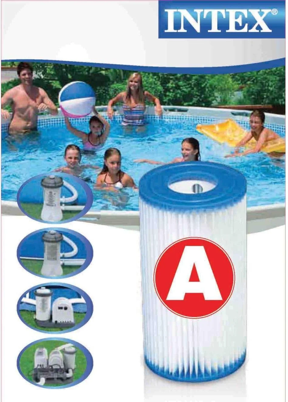 فیلتر پمپ کارتریجی جایگزین نوع A استخر اینتکس ایزی ست (بسته 3 عددی) فیلتر پمپ کارتریجی جایگزین نوع A استخر اینتکس ایزی ست (بسته 3 عددی)