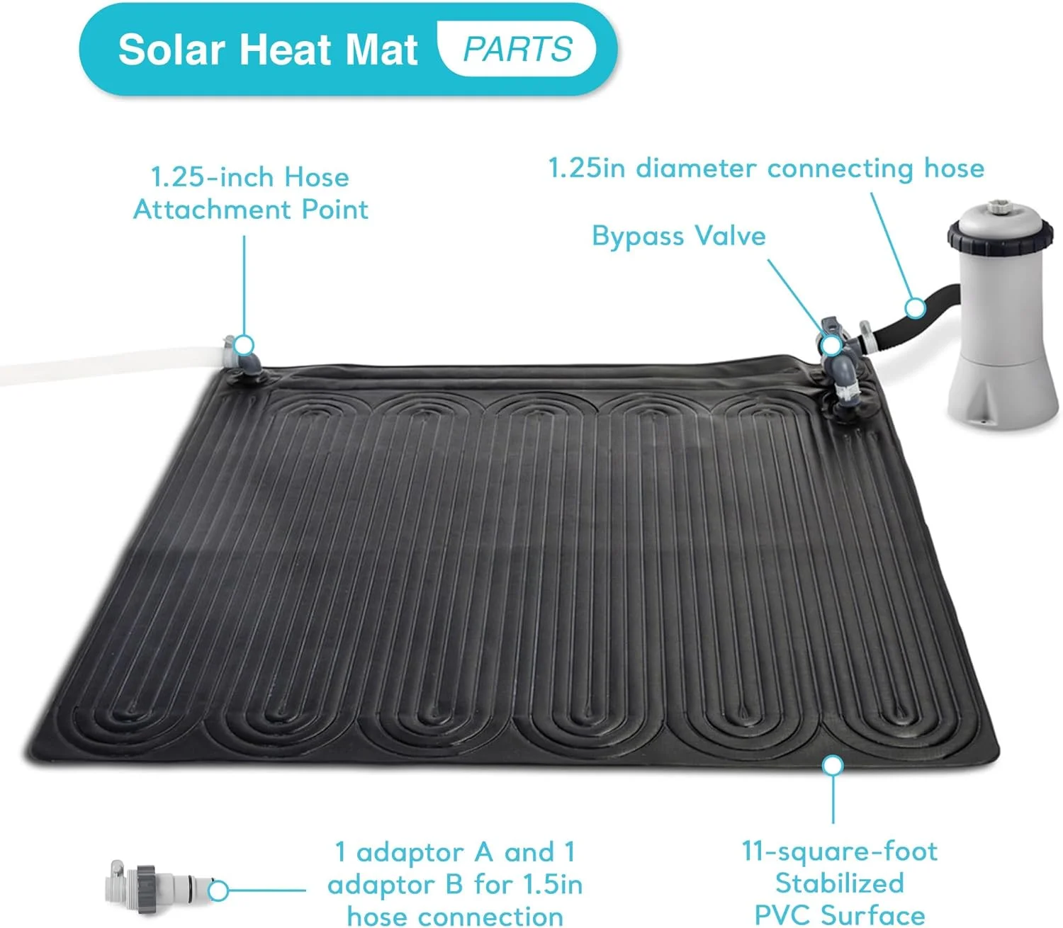 گرمکن آب استخر اینتکس مدل Solar Mat 28685E گرمکن آب استخر اینتکس مدل Solar Mat 28685E