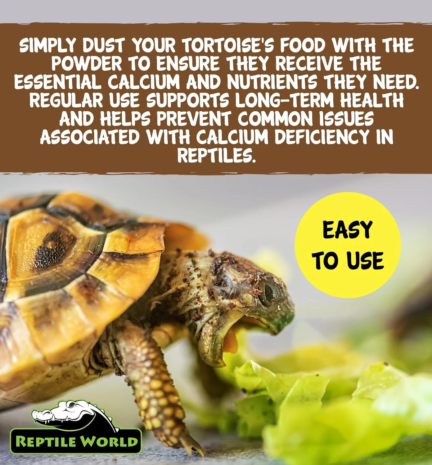 پودر کلسیم لاک پشت Reptile World، 100 گرم، کلسیم به همراه گیاهان دارویی و گرده زنبور عسل پودر کلسیم لاک پشت Reptile World، 100 گرم، کلسیم به همراه گیاهان دارویی و گرده زنبور عسل