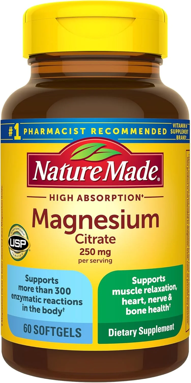 Nature Made - منیزیم سیترات 60 سافت ژل 161608