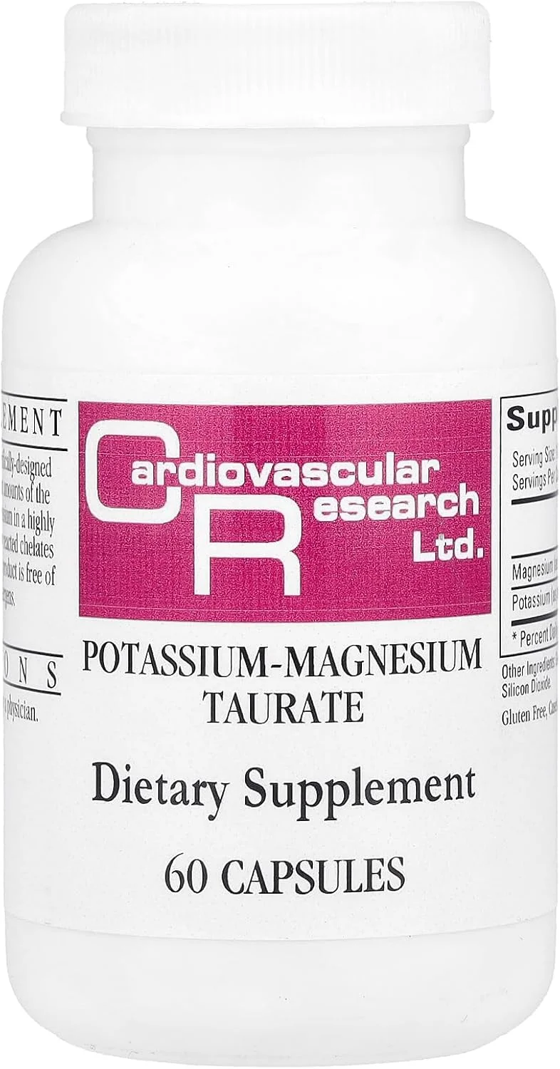 فرمول های اکولوژیک تحقیقات قلبی عروقی پتاسیم-منیزیم تورات 60 کپسول
