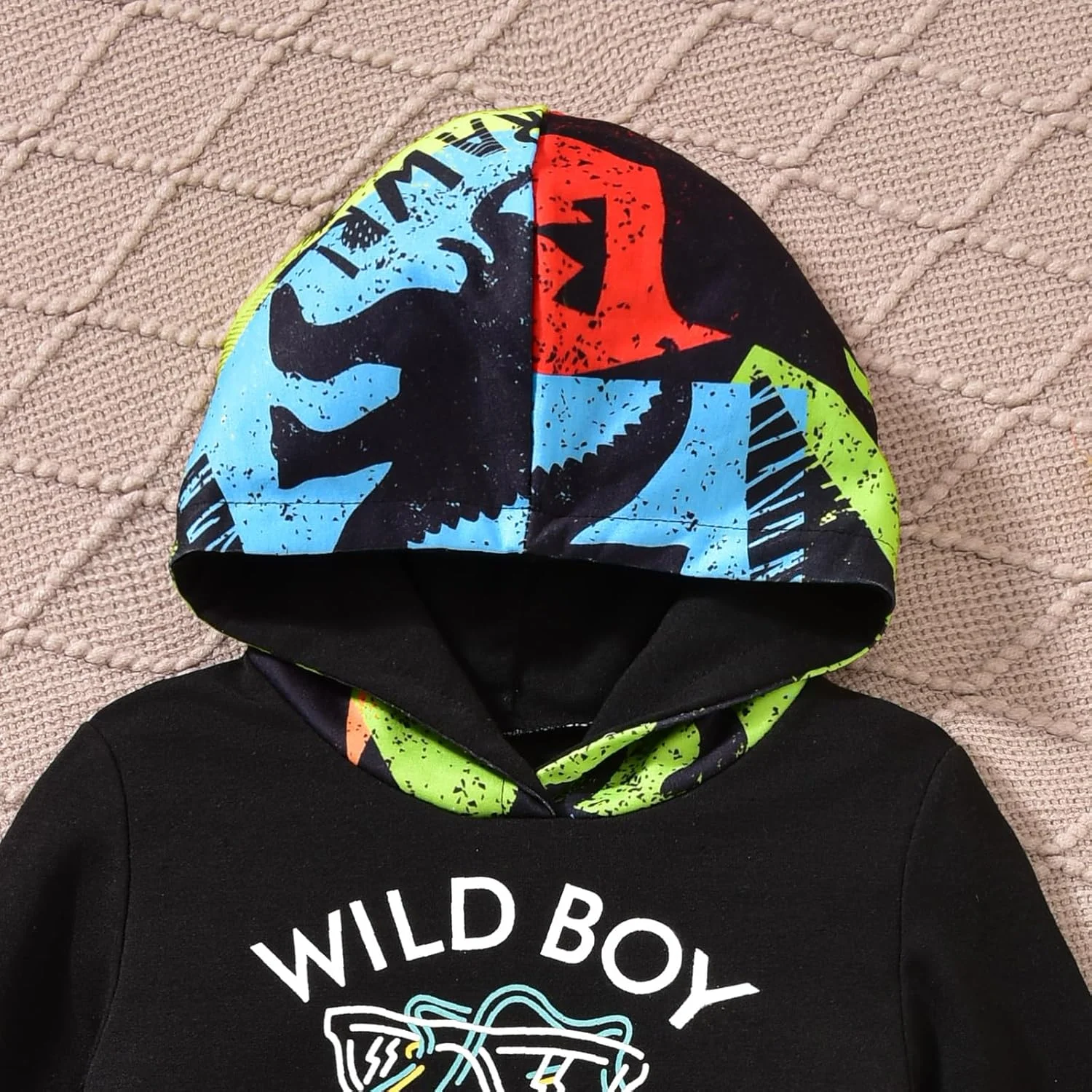 ست لباس پسرانه بچه گانه Adokioths، هودی آستین بلند طرح تایلندی + شلوار جاگر، مناسب فصل پاییز و زمستان ست لباس پسرانه بچه گانه Adokioths، هودی آستین بلند طرح تایلندی + شلوار جاگر، مناسب فصل پاییز و زمستان