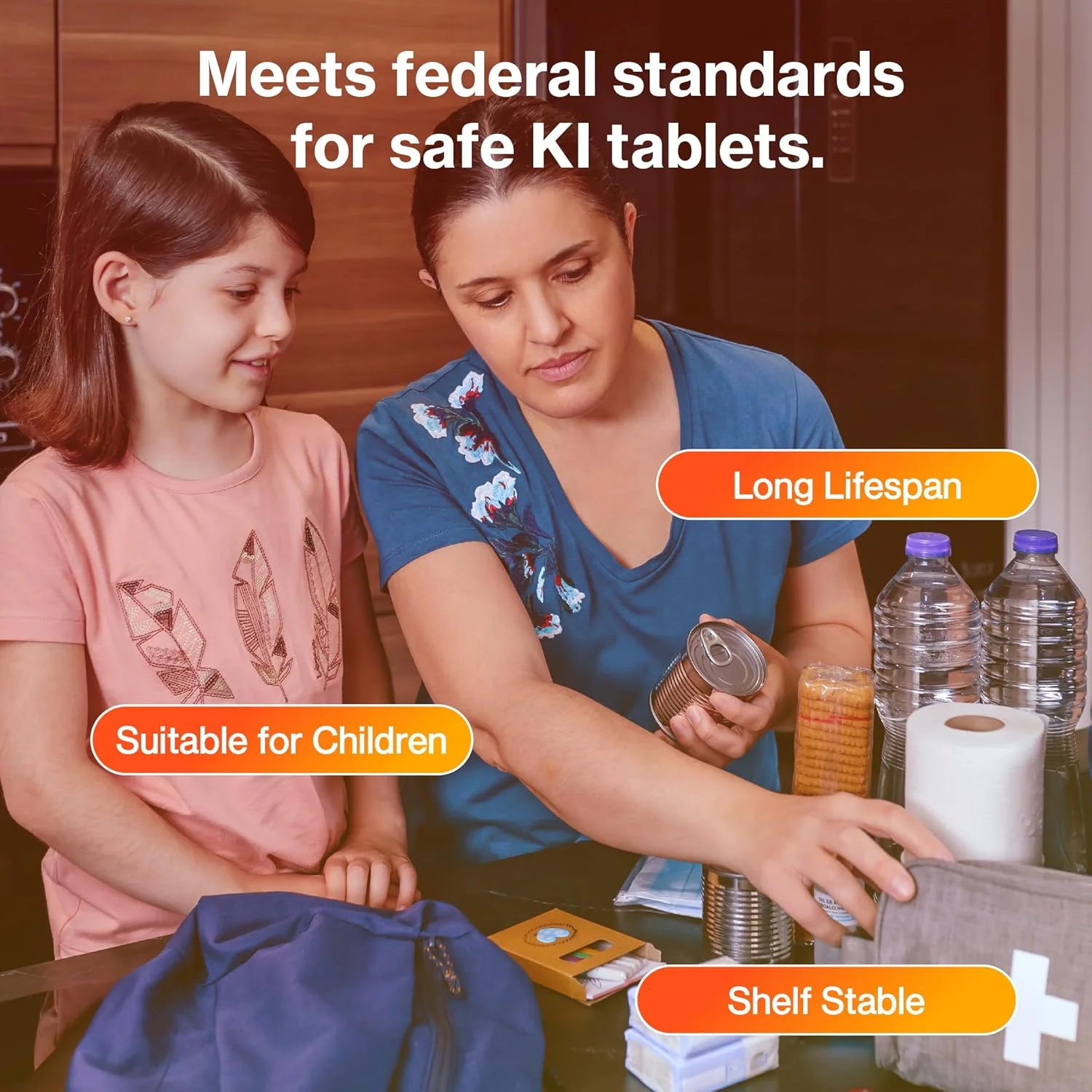 قرص های یدید پتاسیم 65 میلی گرمی ThyroSafe (بسته 20 عددی) - محافظت از تیروئید شما در برابر قرار گرفتن در معرض تشعشعات هسته ای