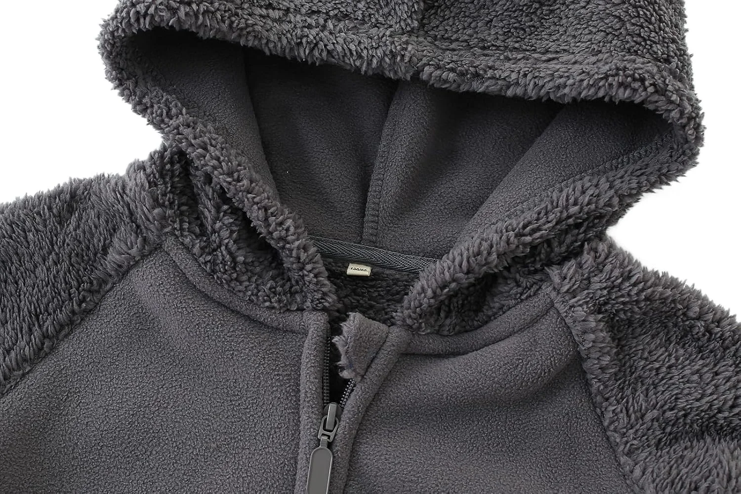 هودی گرم پشمی طرح گوش خرسی AMIYAN، ژاکت سبک زیپدار و لباس بیرونی برای پسران نوزاد هودی گرم پشمی طرح گوش خرسی AMIYAN، ژاکت سبک زیپدار و لباس بیرونی برای پسران نوزاد