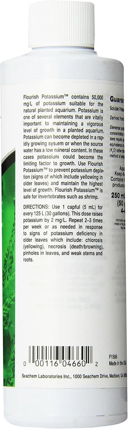 مکمل پتاسیم سیچم فلوریش، 250 میلی لیتر مکمل پتاسیم سیچم فلوریش، 250 میلی لیتر