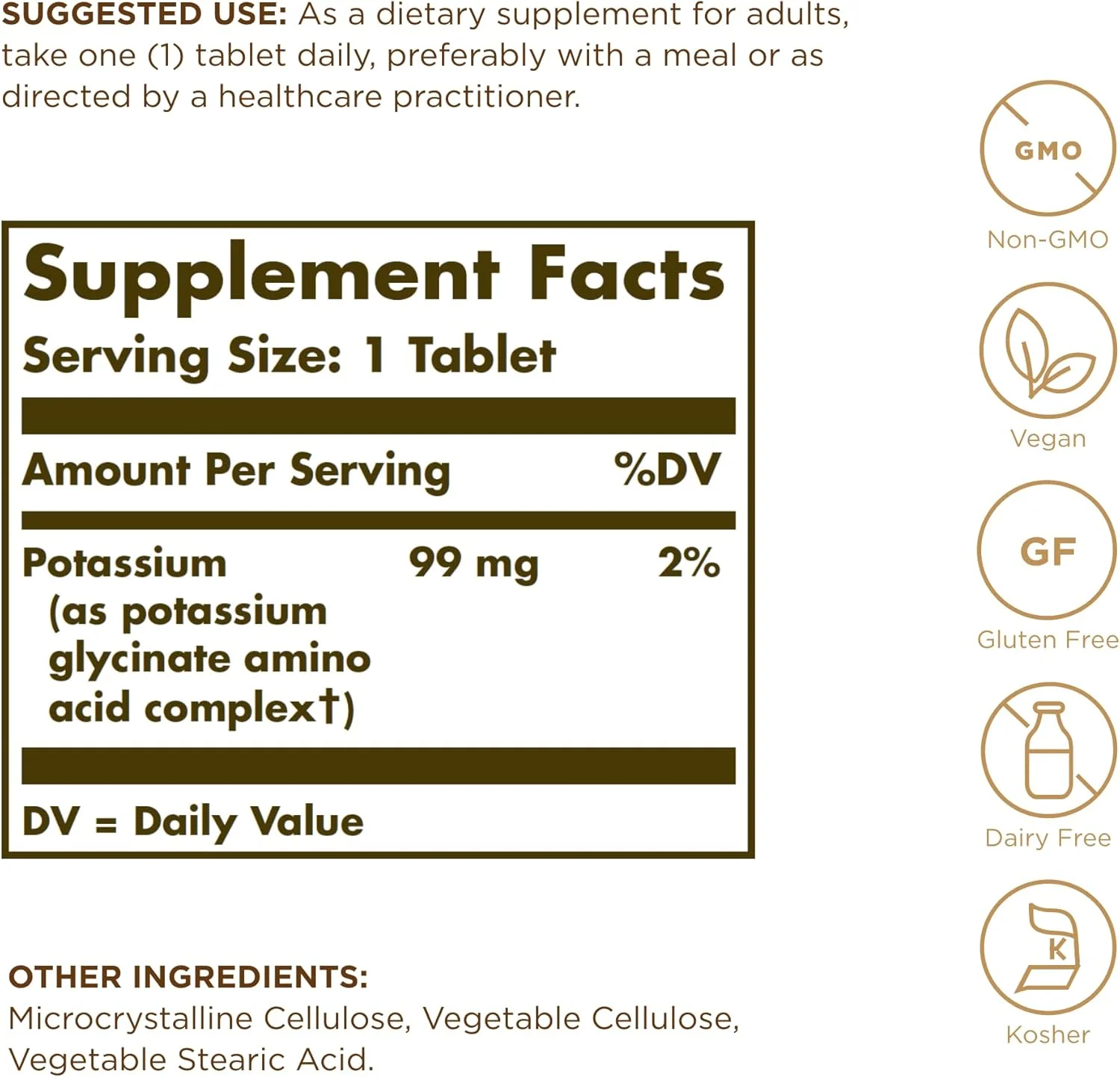 سولگار کمپلکس آمینو اسید پتاسیم، 100 قرص سولگار کمپلکس آمینو اسید پتاسیم، 100 قرص