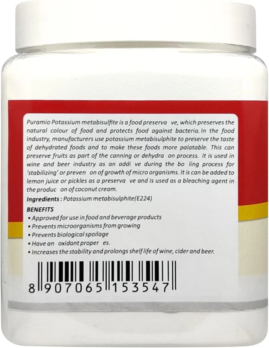 پتاسیم متابی سولفیت پورامی، (1000 گرم) پتاسیم متابی سولفیت پورامی، (1000 گرم)