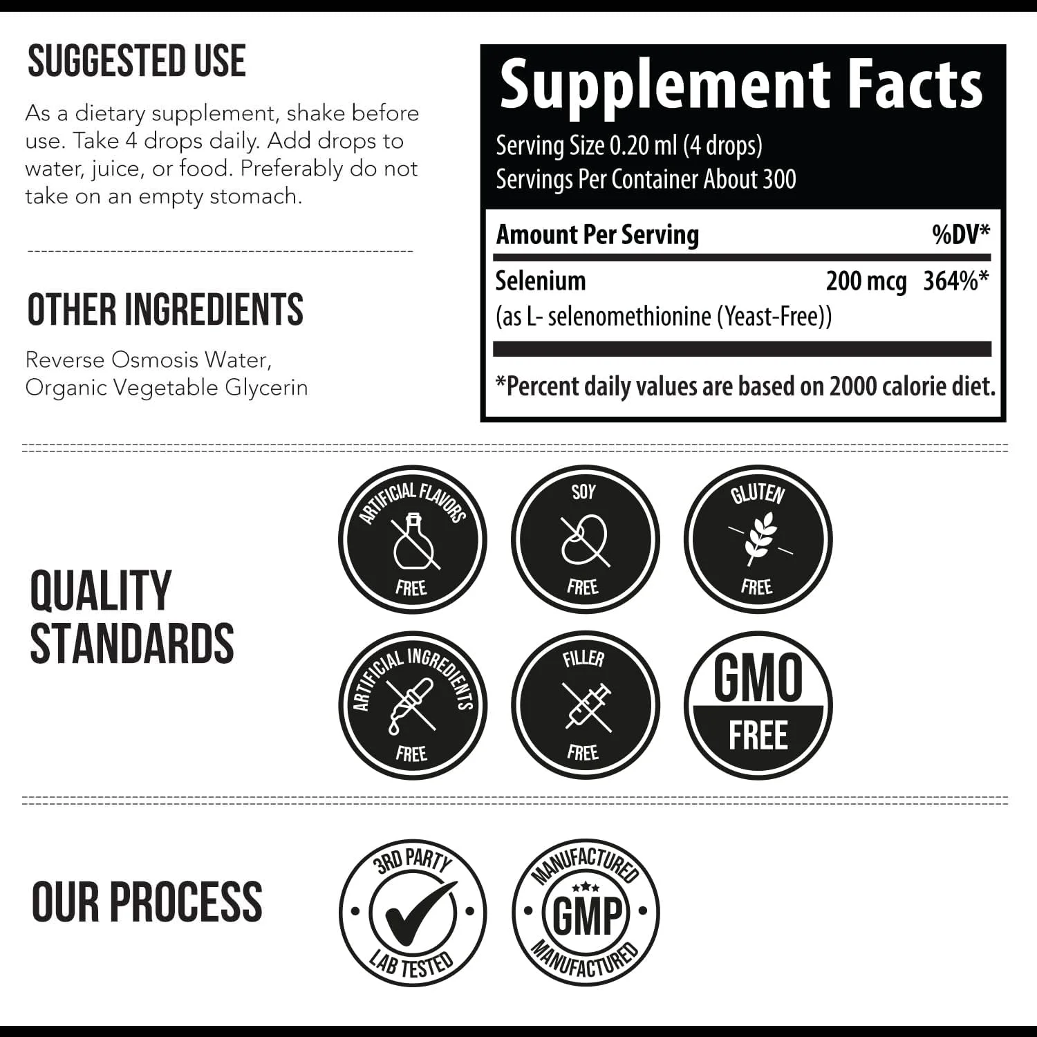 سلنیوم Triquetra Health - 200 میکروگرم، فرم سلنومتیونین، 300 سروینگ - وگان، بطری شیشه ای، بدون مخمر - کنسانتره مایع زیر زبانی - آنتی اکسیدان، حمایت از ایمنی، تیروئید (2 اونس) سلنیوم Triquetra Health - 200 میکروگرم، فرم سلنومتیونین، 300 سروینگ - وگان، بطری شیشه ای، بدون مخمر - کنسانتره مایع زیر زبانی - آنتی اکسیدان، حمایت از ایمنی، تیروئید (2 اونس)