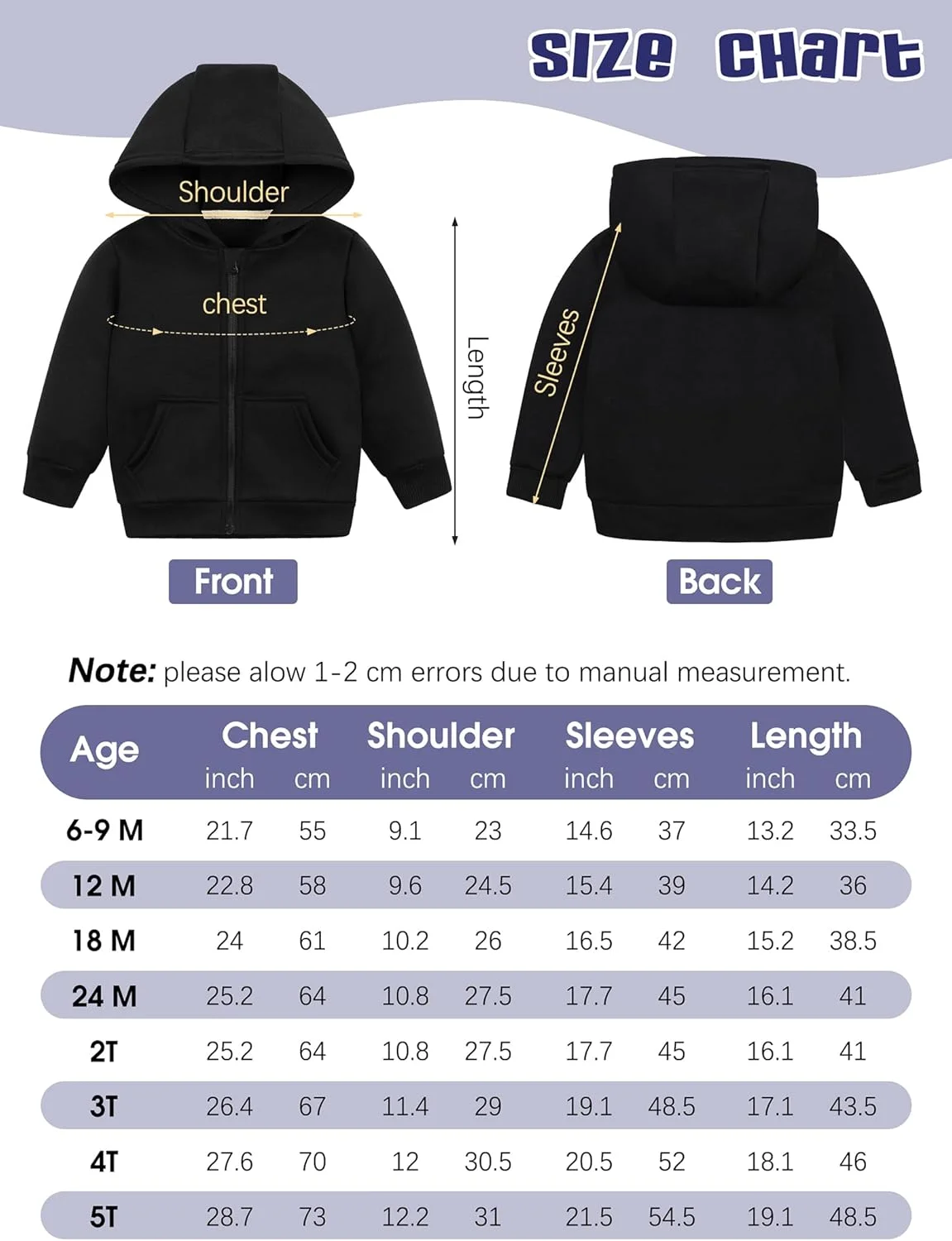 Cooraby 3 عدد هودی آستین بلند زیپ دار پسرانه نوزادی و نوپا، ژاکت سویشرت کلاه دار پشمی نوزاد با جیب های پاکتی