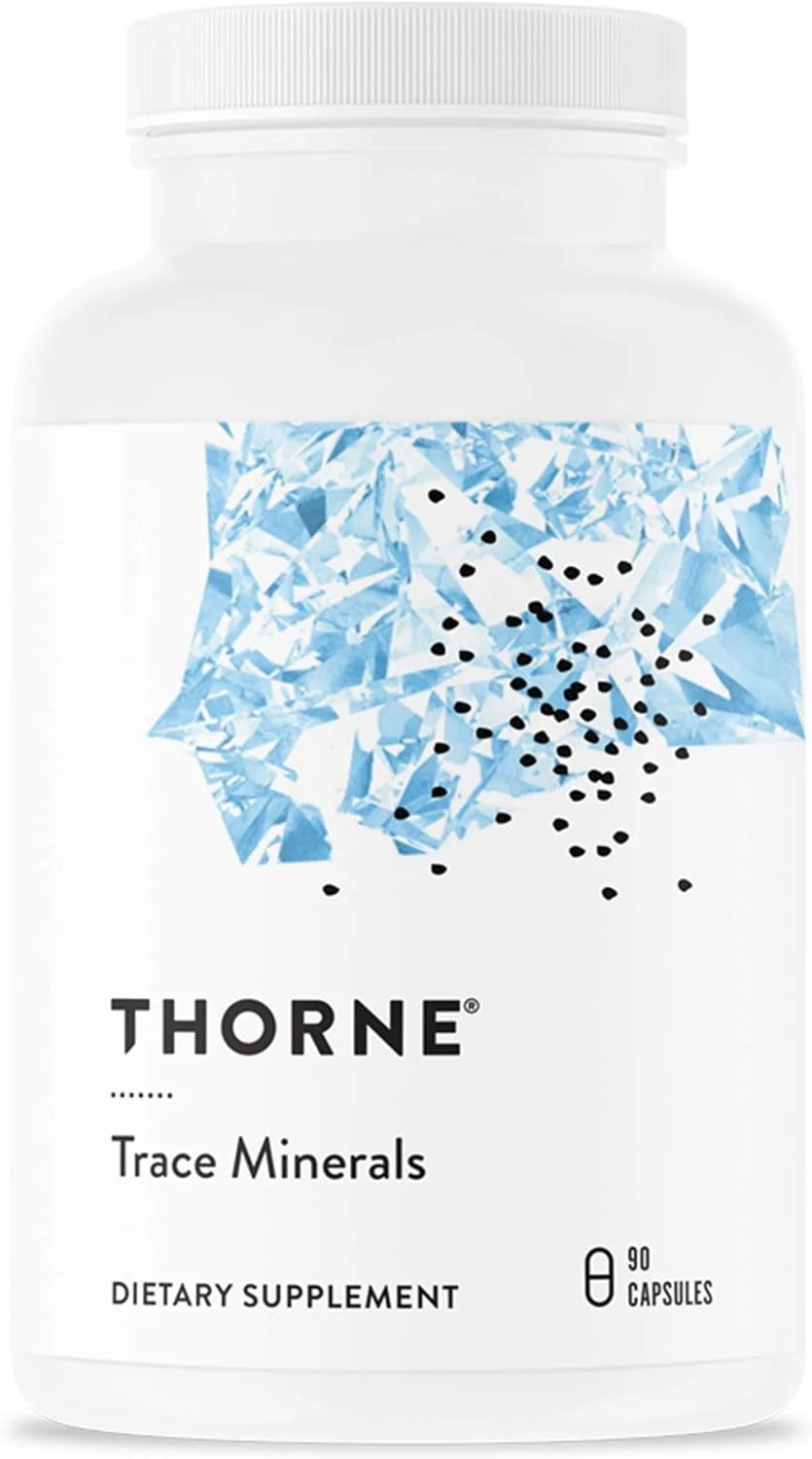THORNE مواد معدنی کمیاب - مکمل غذایی حاوی روی، بور و سلنیوم - فرم های کلاته - فرمول جامع - 90 کپسول