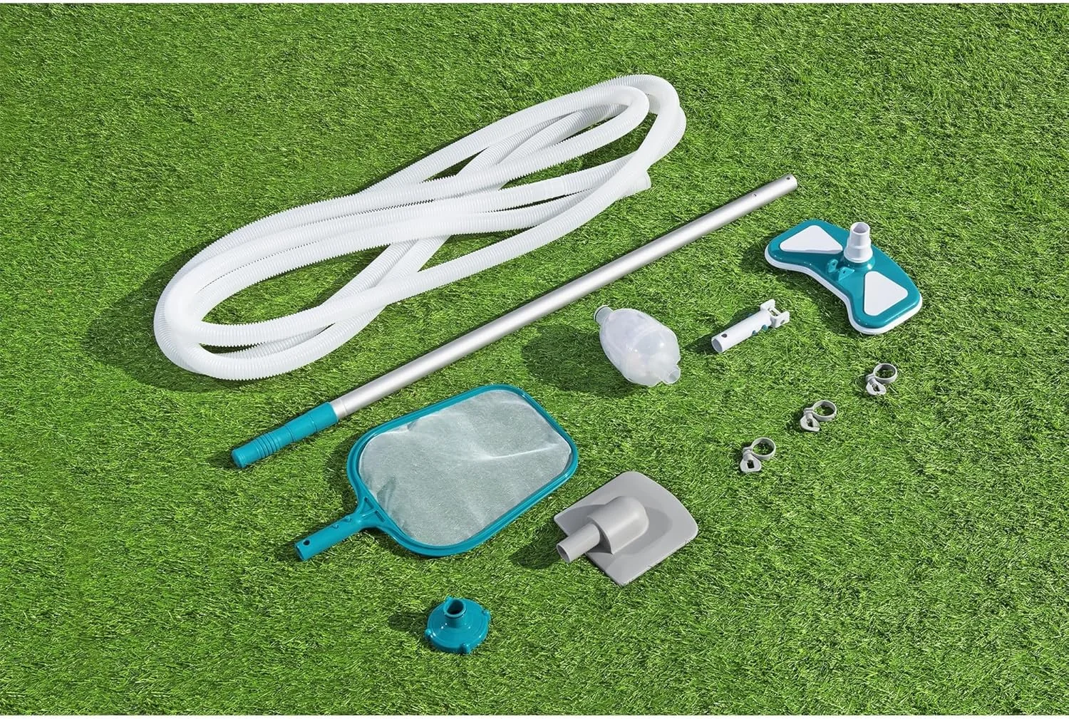 مجموعه لوازم جانبی تمیز کننده و نگهداری استخر روکار Bestway 58234 مناسب برای پمپ های فیلتر با نرخ جریان 530 Gph - آبی مجموعه لوازم جانبی تمیز کننده و نگهداری استخر روکار Bestway 58234 مناسب برای پمپ های فیلتر با نرخ جریان 530 Gph - آبی