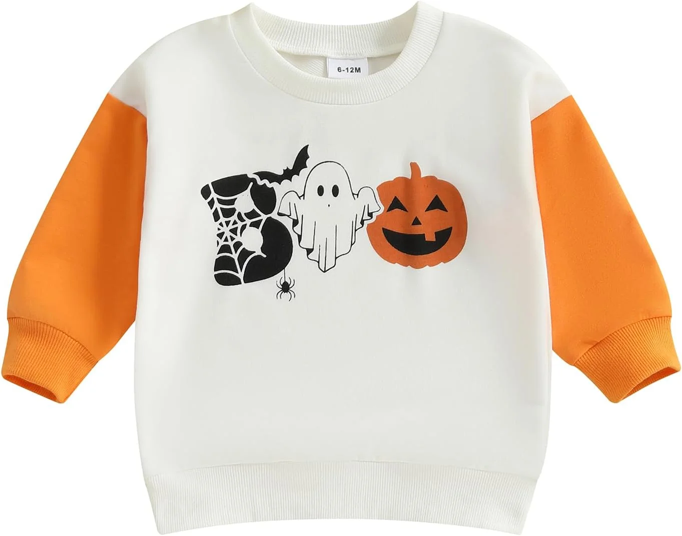 سویشرت هالووین پسرانه Vioyavo با طرح کدو تنبل، آستین بلند، یقه گرد، تاپ های جامپر، پلیور پاییزی و زمستانی