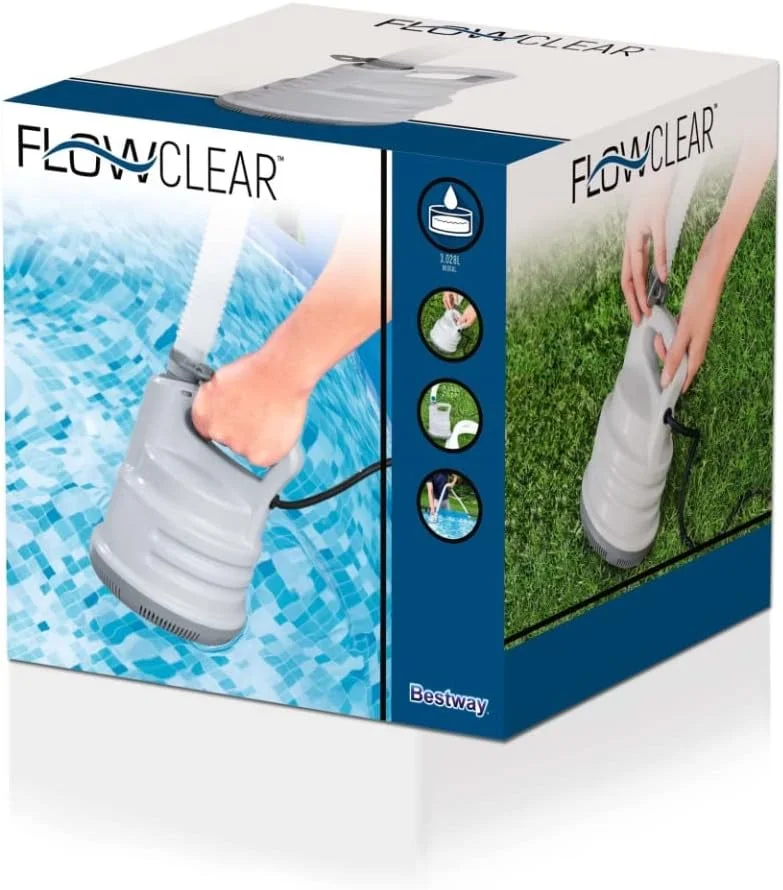 پمپ تخلیه و تصفیه آب استخر Bestway Flowclear، تجهیزات نگهداری استخر پمپ تخلیه و تصفیه آب استخر Bestway Flowclear، تجهیزات نگهداری استخر
