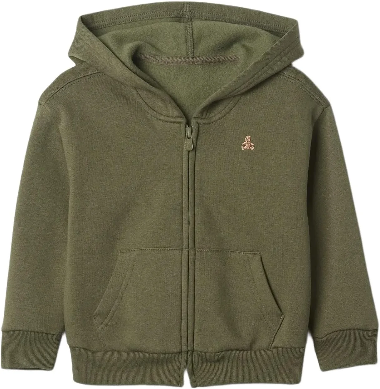 سویشرت کلاه دار زیپ دار ساده پسرانه GAP