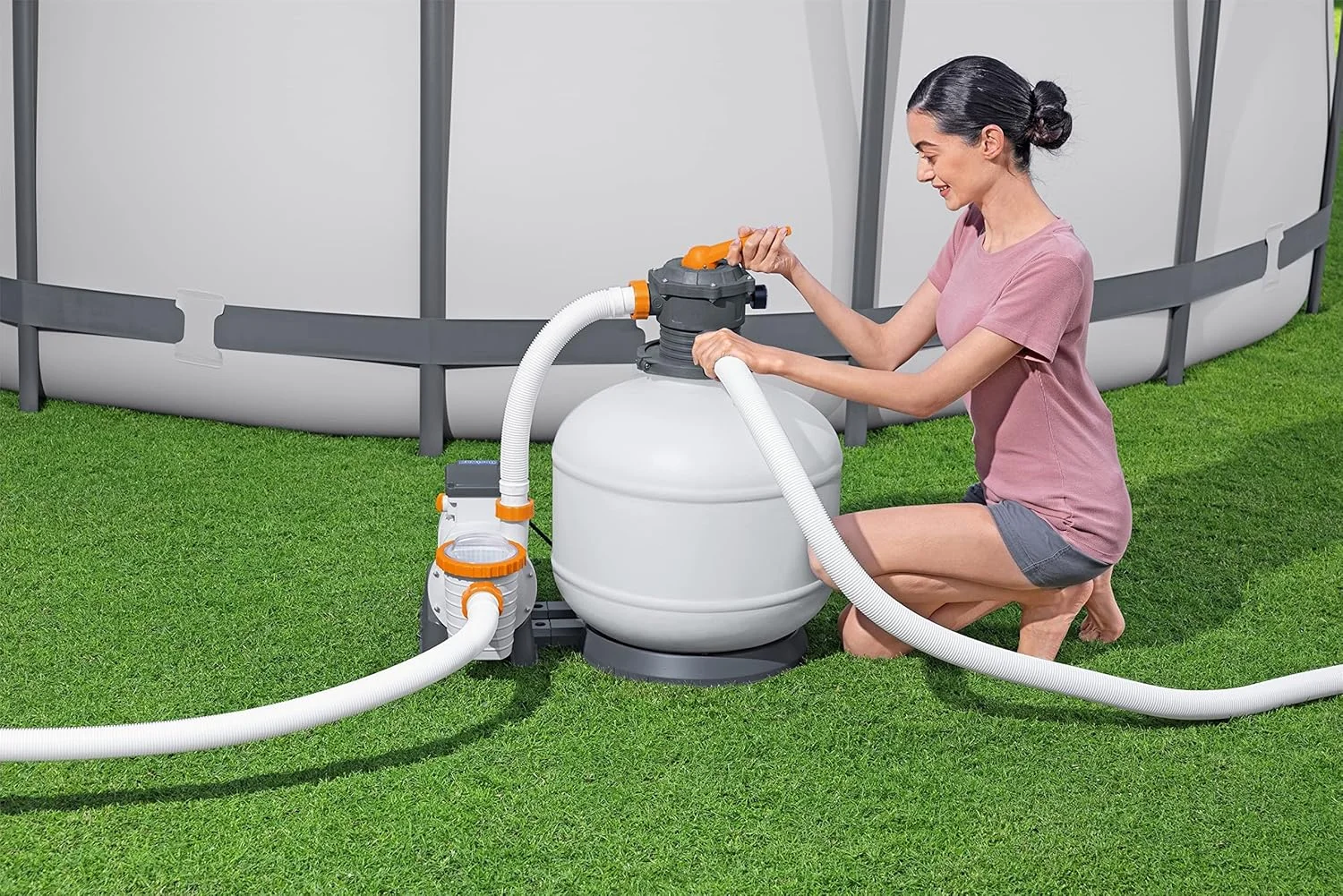 پمپ آب بست وی، پمپ فیلتر شنی برای استخر، 11355 لیتر در ساعت پمپ آب بست وی، پمپ فیلتر شنی برای استخر، 11355 لیتر در ساعت