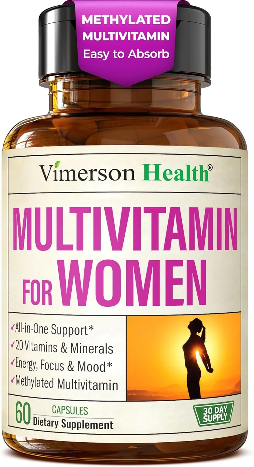 مکمل مولتی ویتامین و مولتی مینرال روزانه مخصوص بانوان Vimerson Health - 60 کپسول