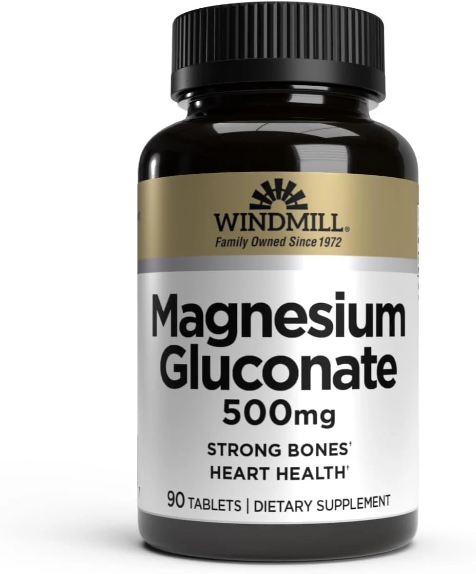 قرص گلوکونات منیزیم آسیاب بادی Mg Tb بسته 90 عددی