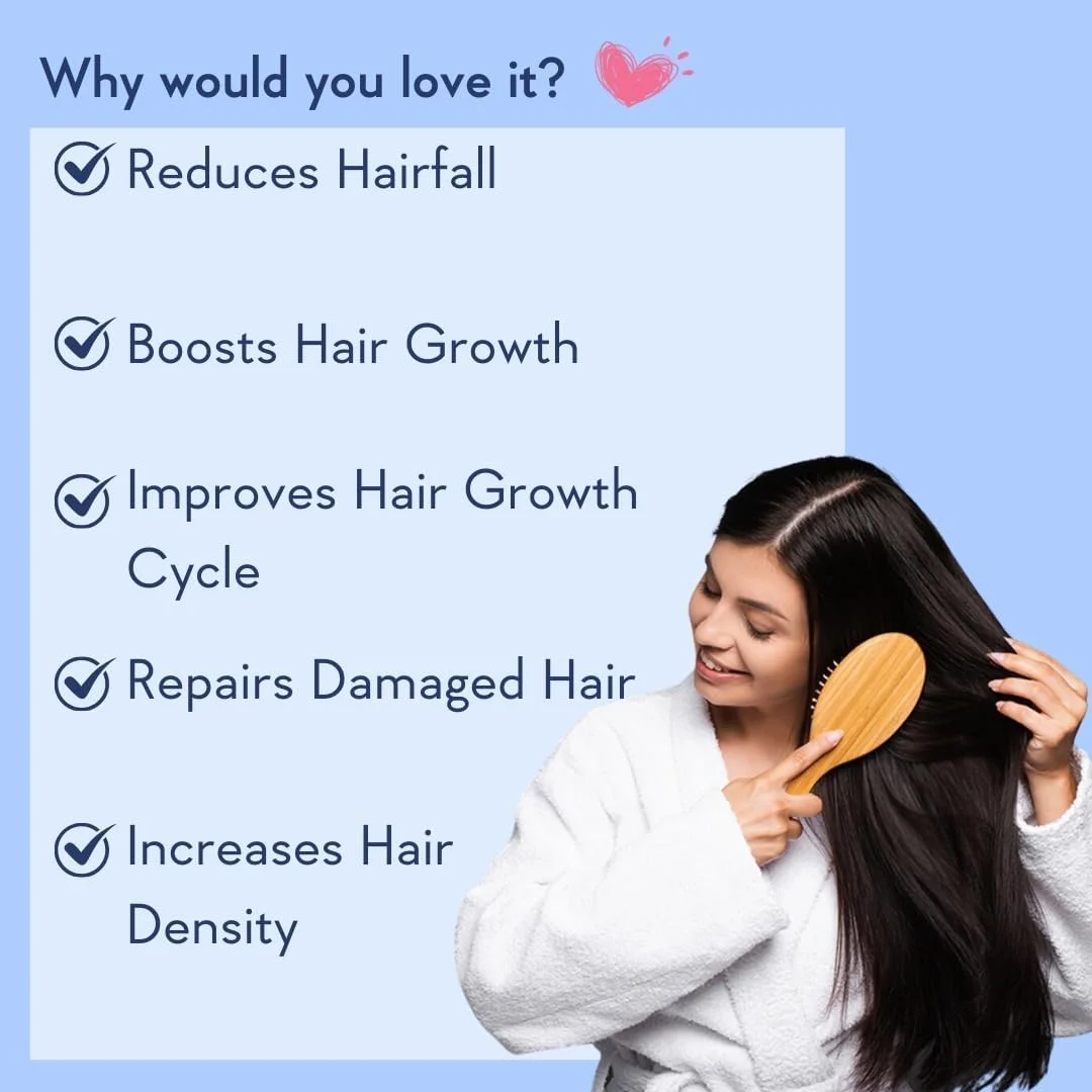 سرم کنسانتره رشد مو WishCare - 3% Redensyl، 4% Anagain، 2% Baicapil، کافئین، بیوتین و آب برنج - سرم مو رزماری برای کنترل ریزش مو و رشد مو 30 میلی لیتر