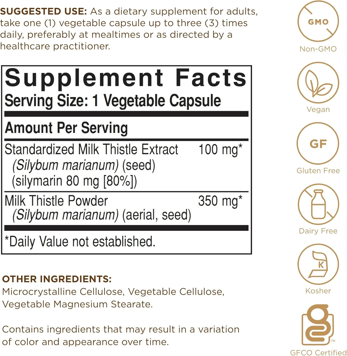کپسول های گیاهی خار مریم Solgar Fp، 100 عدد کپسول های گیاهی خار مریم Solgar Fp، 100 عدد