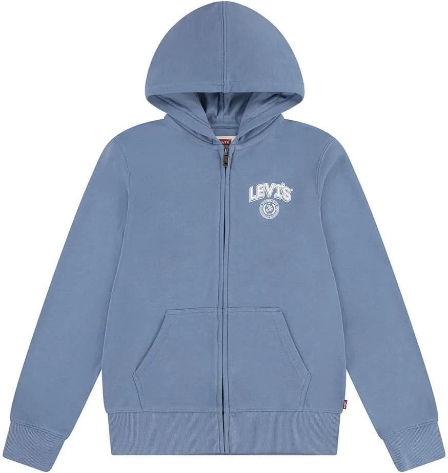 هودی زیپ دار پسرانه Levi's مدل Lvb Solid Full Zip Hoodie 6ek793