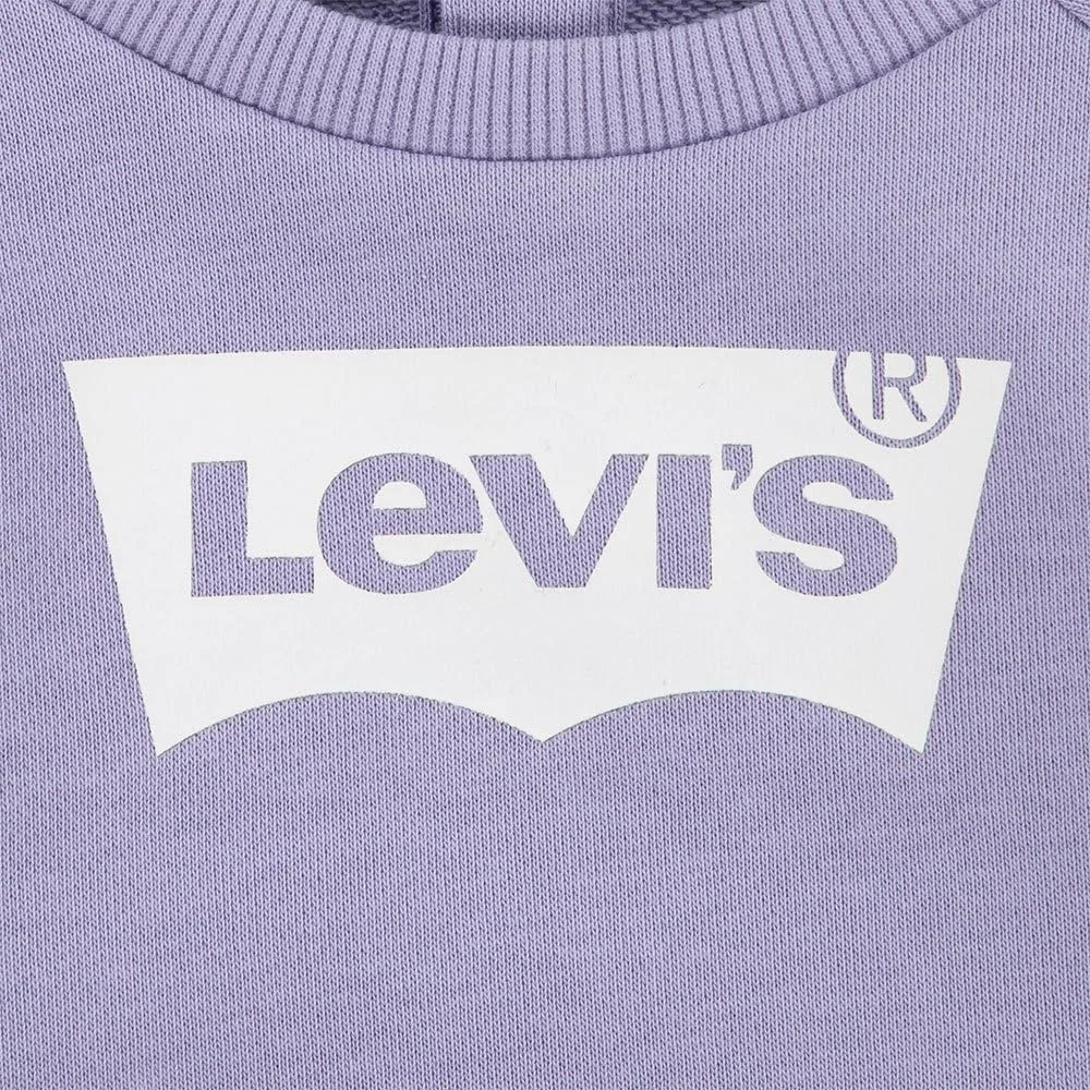 بلوز سوییشرت نوزادی دخترانه Levi's مدل Lvg Key Item Logo Crew (تک عددی) بلوز سوییشرت نوزادی دخترانه Levi's مدل Lvg Key Item Logo Crew (تک عددی)