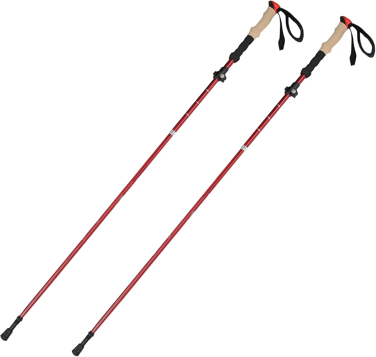 باتوم کوهنوردی ZJCQATrekking Poles، عصای پیاده روی قابل حمل برای پیاده روی، کوهنوردی و صعود
