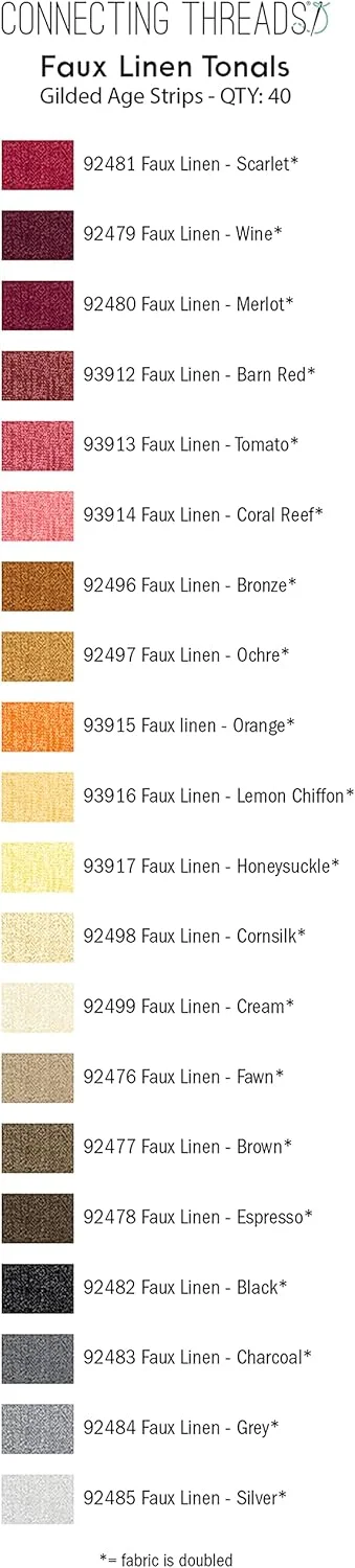 بسته پارچه ای لحاف دوزی 40 تکه ای از جنس 100% پنبه Connecting Threads مدل Blender Collection، نوارهای 2.5 اینچی (کتان مصنوعی، رنگ های طلایی) بسته پارچه ای لحاف دوزی 40 تکه ای از جنس 100% پنبه Connecting Threads مدل Blender Collection، نوارهای 2.5 اینچی (کتان مصنوعی، رنگ های طلایی)