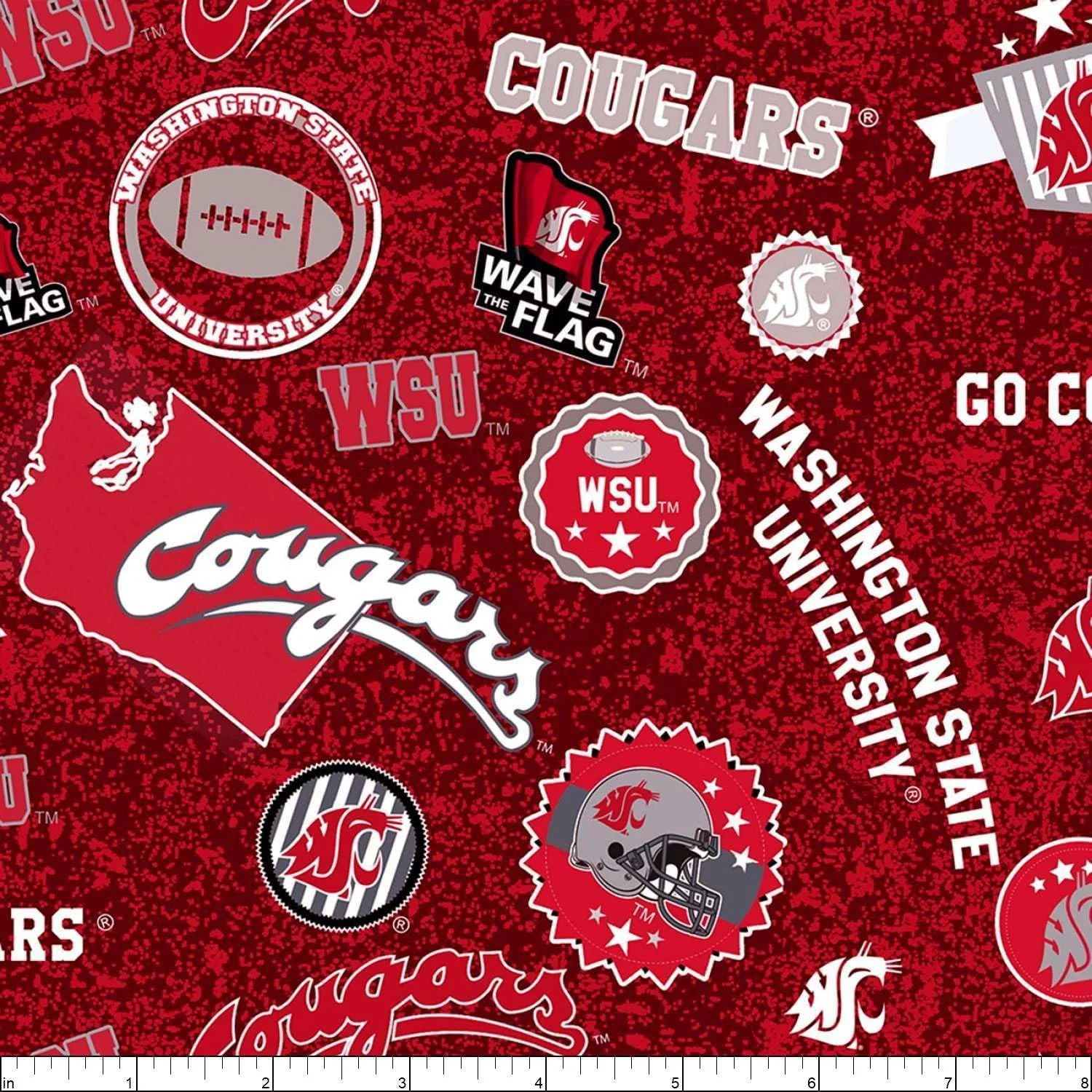 پارچه طرح دار Sykel Enterprises، قرمز/مشکی/سفید/خاکستری پارچه طرح دار Sykel Enterprises، قرمز/مشکی/سفید/خاکستری