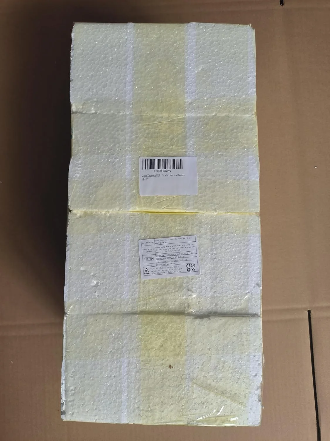 ظرف غذای گربه زوزر، ست 2 تایی کاسه سرامیکی برای تغذیه گربه ها و توله سگ ها