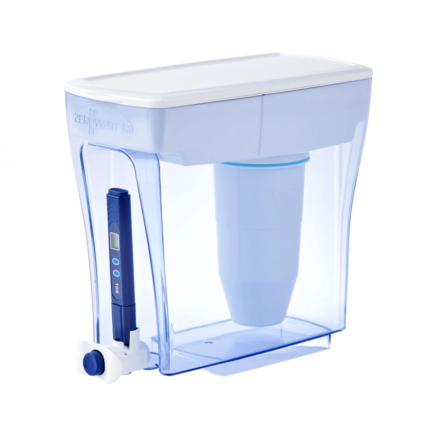 پارچ تصفیه آب ZeroWater مدل Ready-Pour با ظرفیت 20 فنجان، شفاف