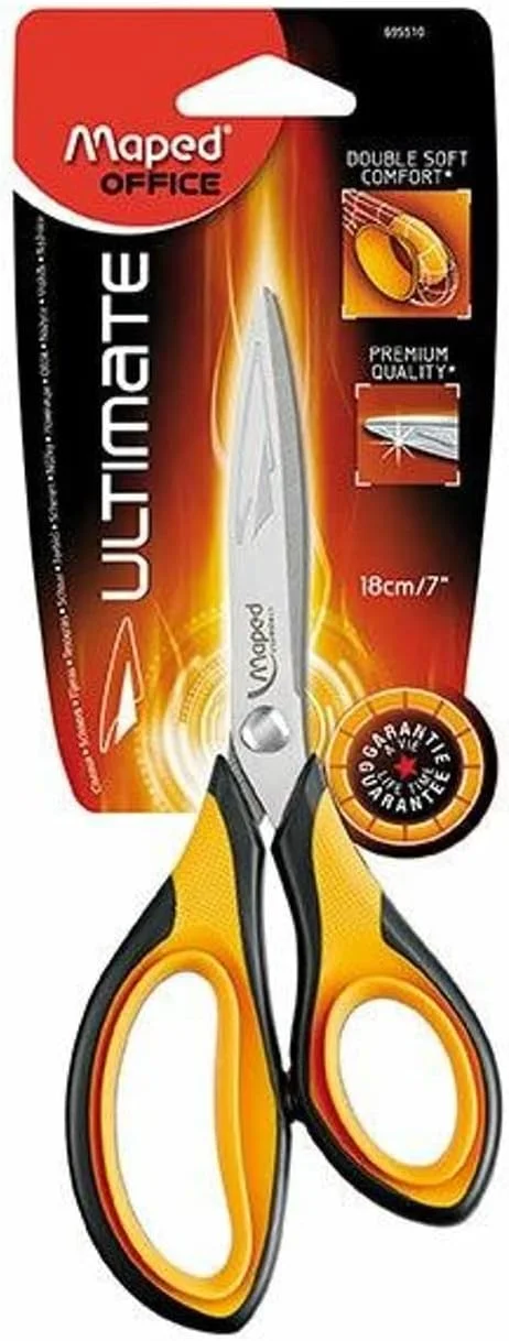 قیچی مپد مدل Ultimate Precision با طول 7 اینچ، مشکی/نارنجی