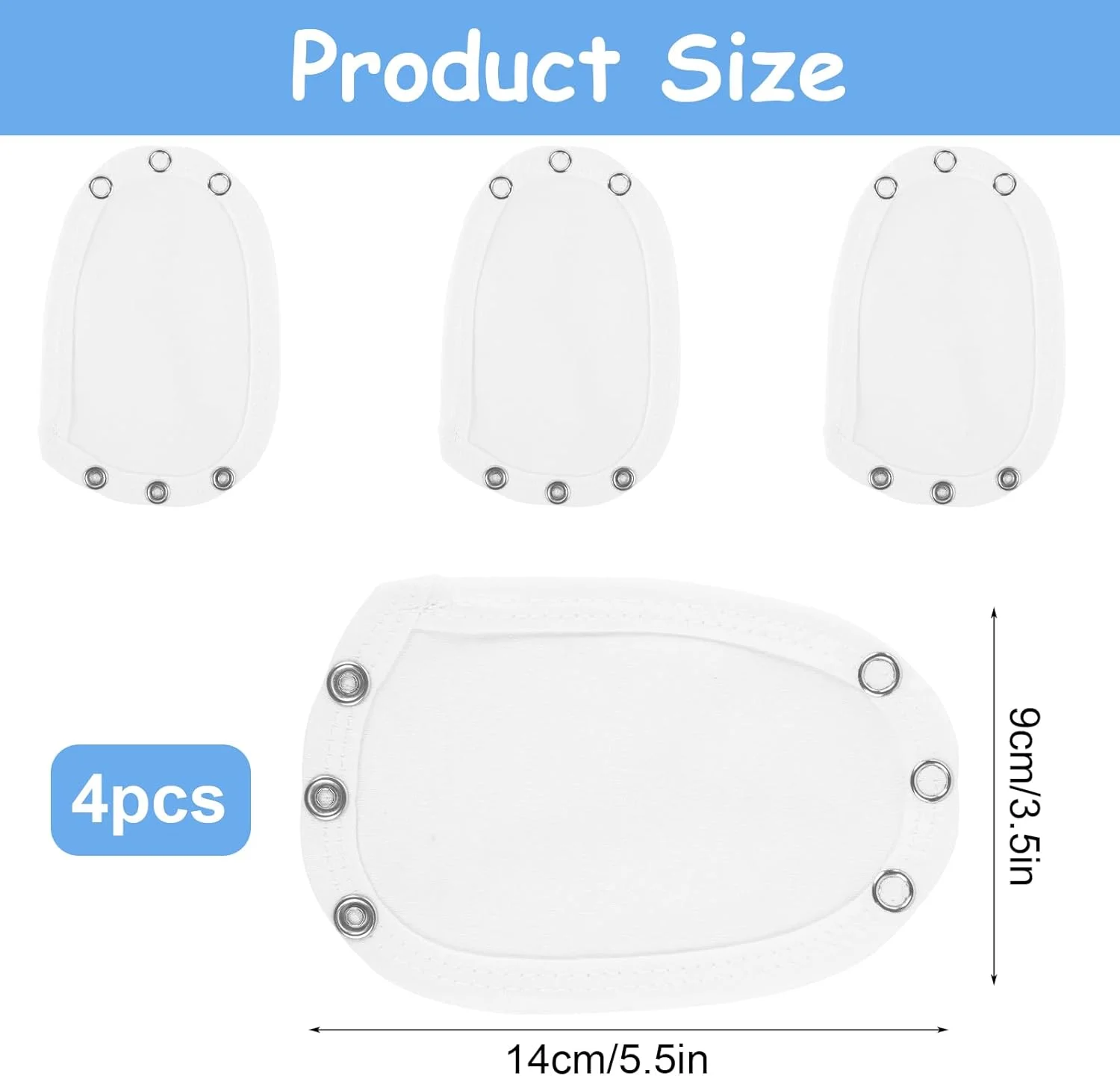 افزایش دهنده لباس بادی نوزاد Aolso، بسته 4 عددی افزایش دهنده لباس بادی نوزاد، افزایش طول عمر لباس های نوزاد