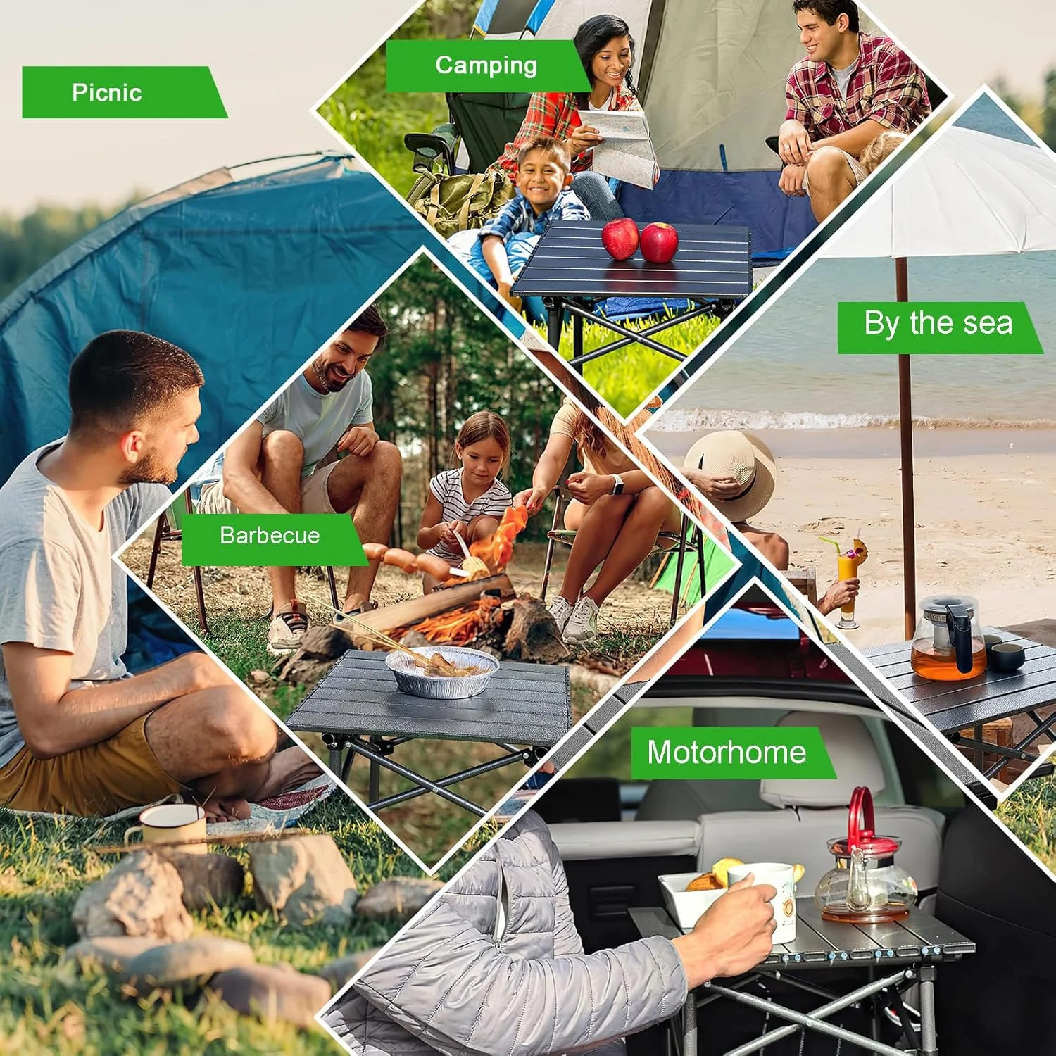 میز کمپینگ STAYOUNG - میز کمپینگ تاشو آلومینیومی برای پیک نیک، BBQ، مهمانی، حیاط خلوت، ساحل (120 * 55 * 50 سانتی متر، مشکی) میز کمپینگ STAYOUNG - میز کمپینگ تاشو آلومینیومی برای پیک نیک، BBQ، مهمانی، حیاط خلوت، ساحل (120 * 55 * 50 سانتی متر، مشکی)