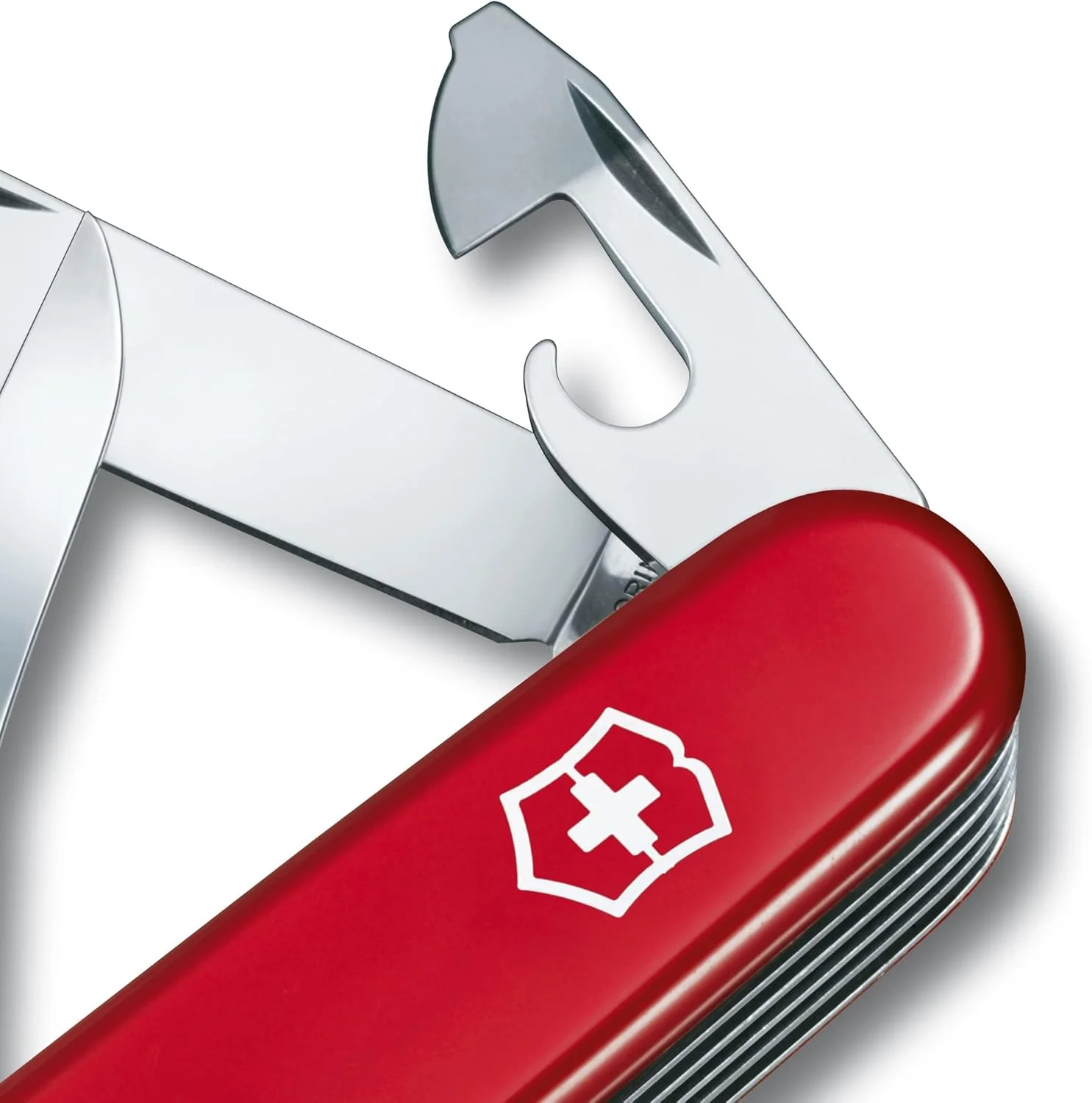 چاقوی جیبی ارتشی سوئیسی Victorinox Ranger، متوسط، ابزار چندگانه، 21 عملکرد، تیغه، قیچی، قرمز