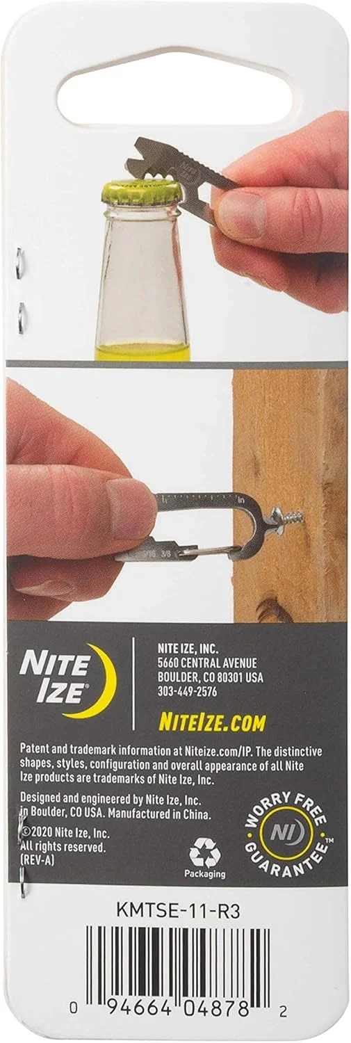 ابزار چندکاره جاکلیدی Nite Ize KMTSE-11-R3 DoohicKey، بسته 1 عددی، استیل ضد زنگ ابزار چندکاره جاکلیدی Nite Ize KMTSE-11-R3 DoohicKey، بسته 1 عددی، استیل ضد زنگ