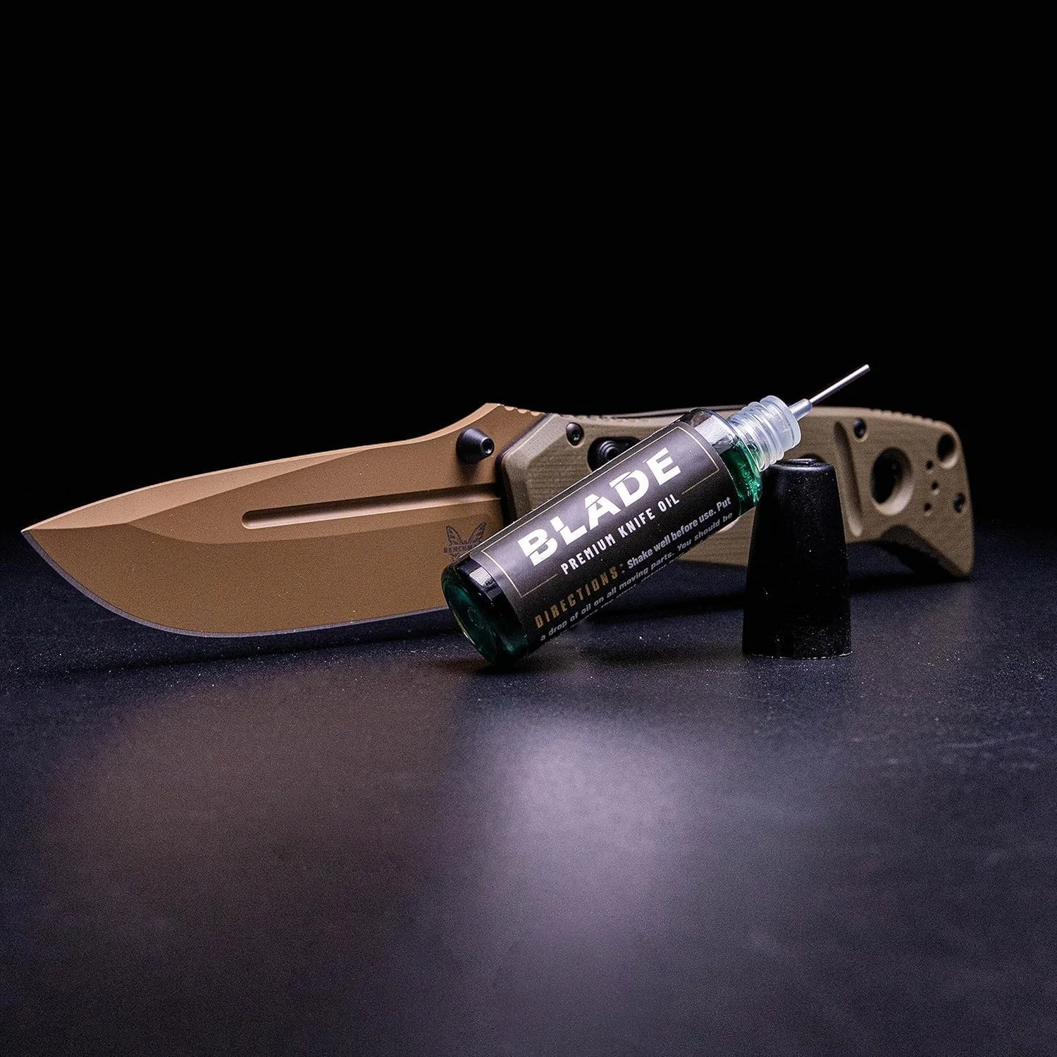 روغن و روان کننده محور چاقو BLADE Premium برای چاقوهای تاشو فولادی و ابزارهای چند منظوره | روان کننده محور چاقو برای تمیز کردن و روغن کاری تیغه های فولادی ظریف