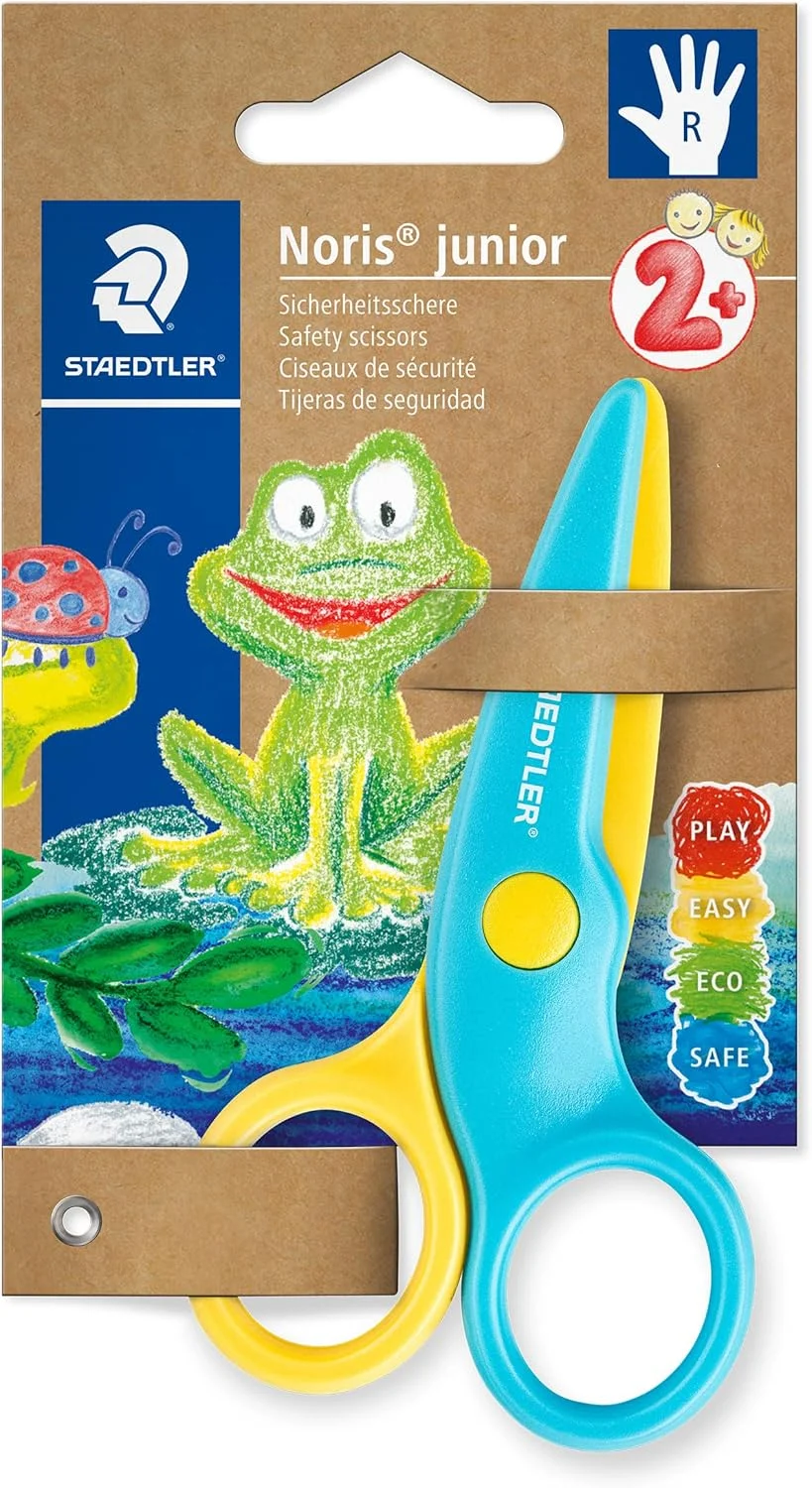 قیچی ایمنی کودک استدلر مدل Noris Junior 965 40 BK - مناسب برای کودکان بالای 3 سال، راست دست، 10 سانتی متر (بسته 1 عددی)