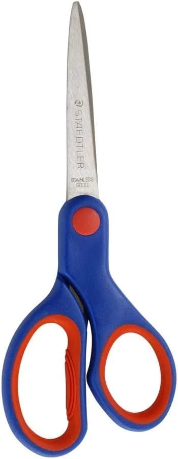 قیچی کودکانه راست دست اشتدلر مدل نوریس 965 17 NBK - طول 17 سانتی متر - بسته 2 عددی قیچی کودکانه راست دست اشتدلر مدل نوریس 965 17 NBK - طول 17 سانتی متر - بسته 2 عددی