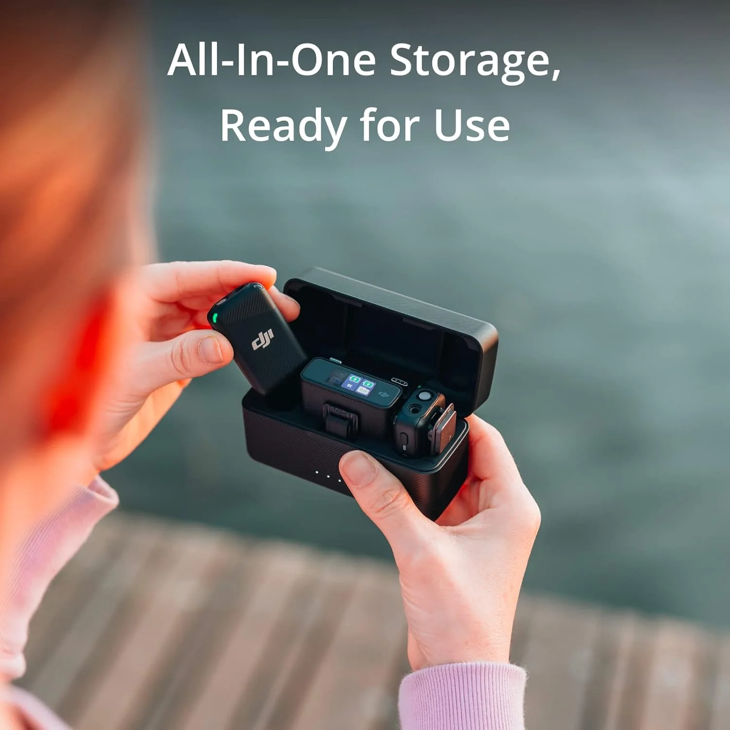 میکروفون DJI Mic (2 TX + 1 RX + Charging Case)، میکروفون یقه ای بی سیم، برد 250 متری (820 فوت)، باتری 15 ساعته، میکروفون بی سیم حذف نویز برای کامپیوتر، آیفون، ضبط مصاحبه، یوتیوب، مشکی میکروفون DJI Mic (2 TX + 1 RX + Charging Case)، میکروفون یقه ای بی سیم، برد 250 متری (820 فوت)، باتری 15 ساعته، میکروفون بی سیم حذف نویز برای کامپیوتر، آیفون، ضبط مصاحبه، یوتیوب، مشکی